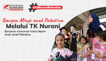 Bangun Mimpi anak Palestina Melalui TK Nurani